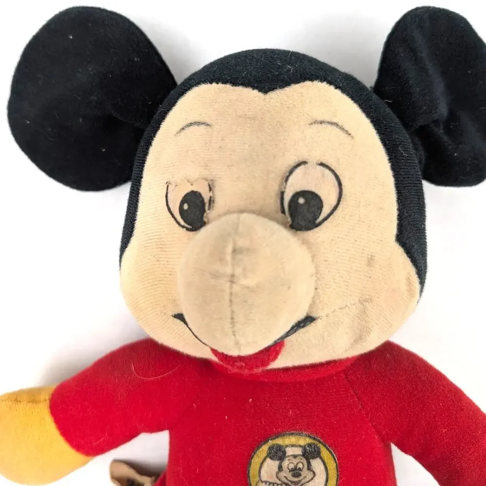 Vintage 1976 Knickerbocker Mickey Mouse Club Musical Plush Wind Up Works
